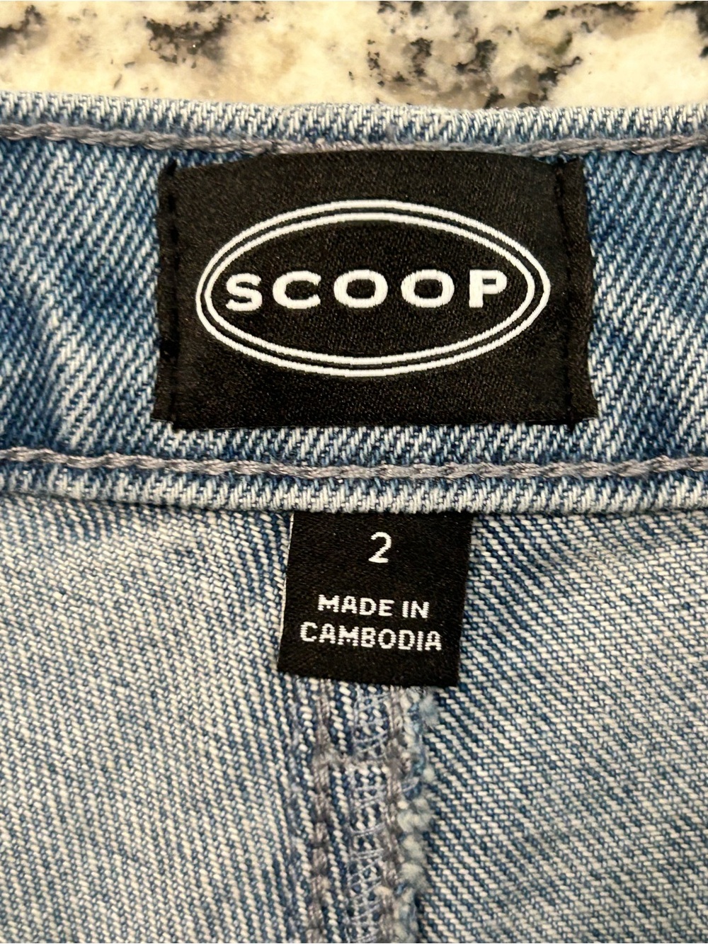 SCOOP Barrel Seam Baggy Wide Leg Ankle Women’s Jeans NWT 2 High Rise Med Wash - Picture 7 of 13